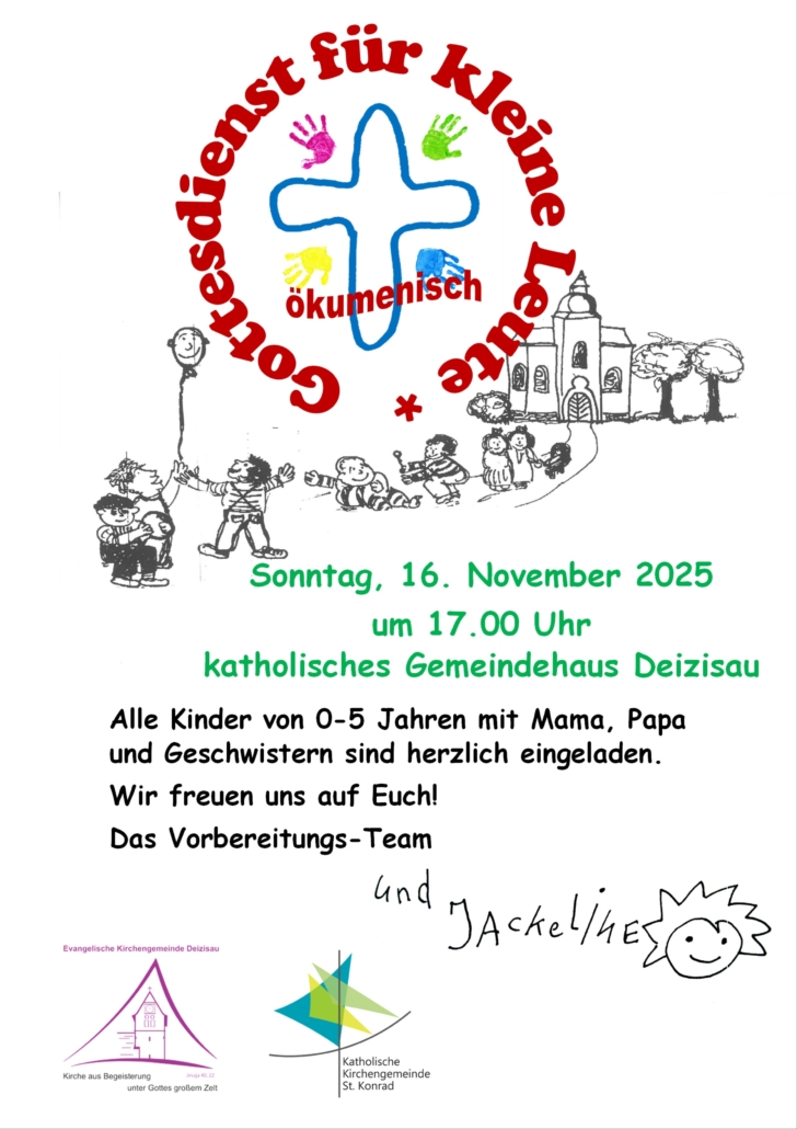 2025 11 16-2 Plakat Gottesdienst für kleine Leute
