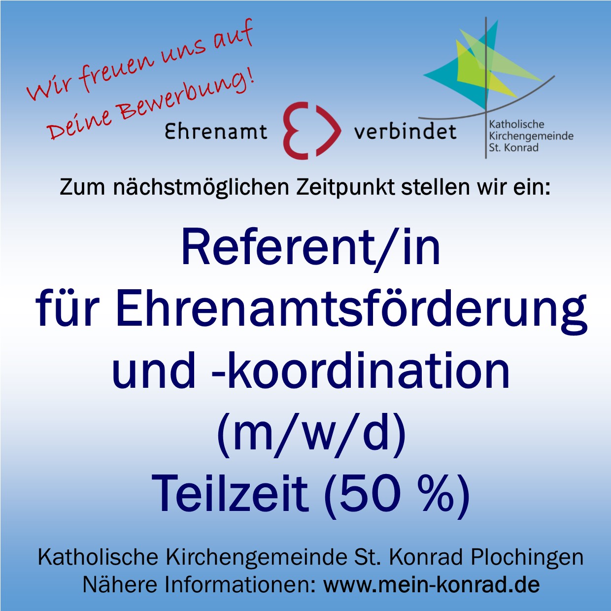 Ausschreibung Ehrenamtskoordination